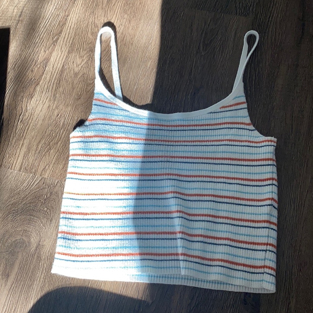 striped crop top